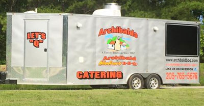 Archibalds BBQ Catering Trailer